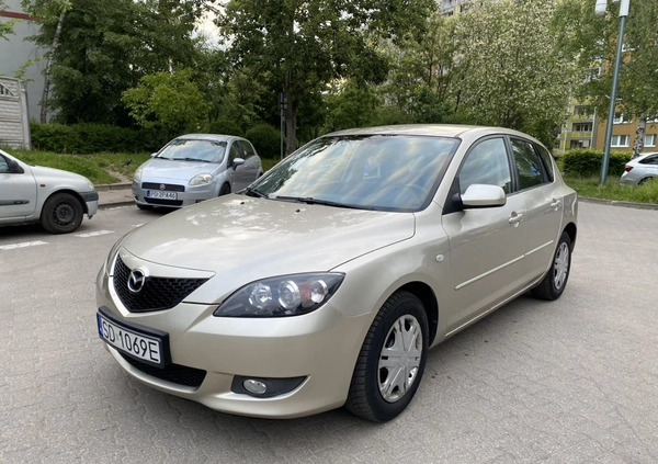 Mazda 3 cena 6499 przebieg: 191645, rok produkcji 2005 z Poznań małe 667